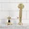 Kingston Brass KSK4302PLTR Transfer Valve Set For Roman Tub Filler, Polished Brass KSK4302PLTR - alternate 6